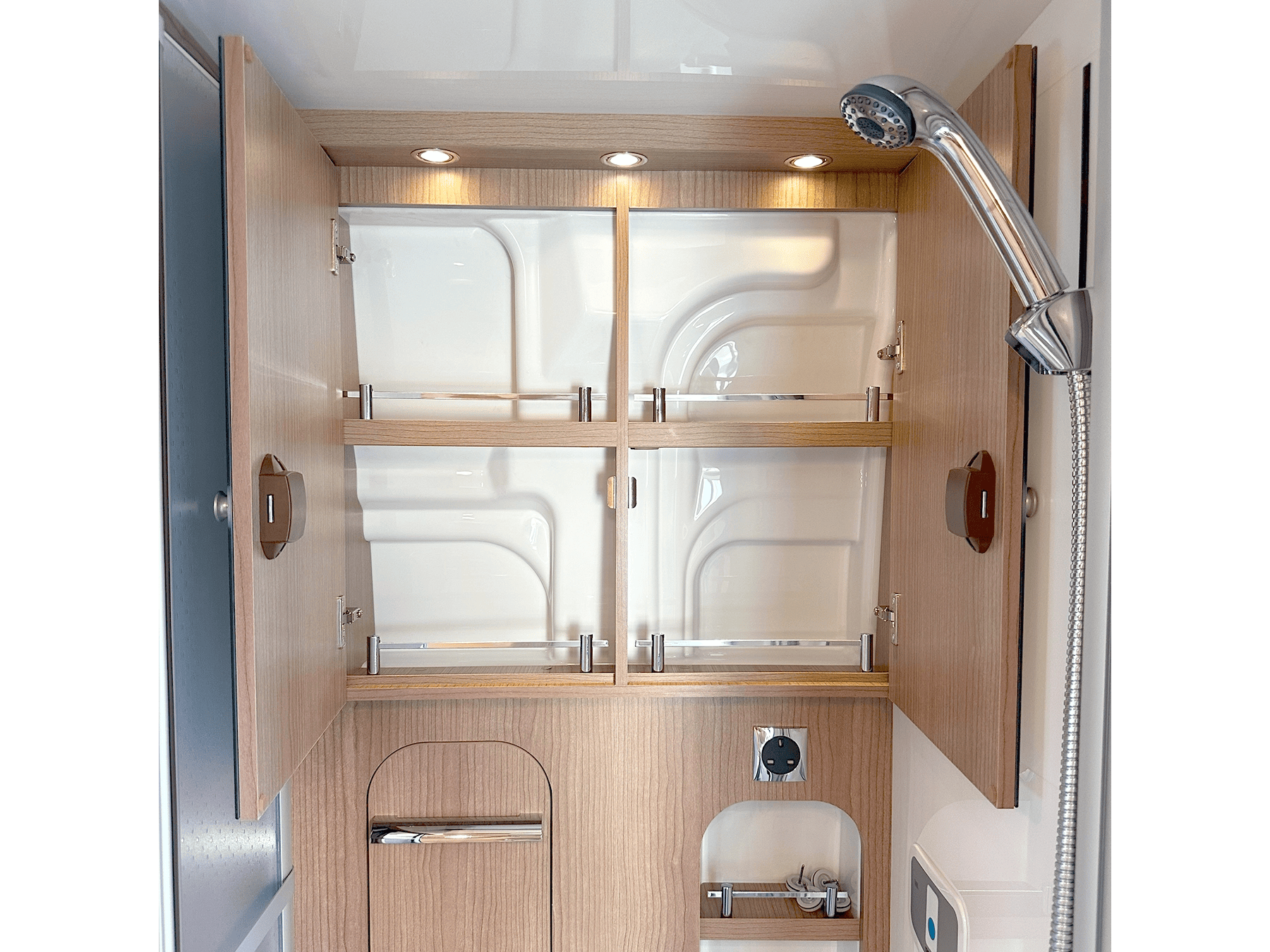 Malibu 540 DB Compact Pop Top Campervan Bathroom Cabinet