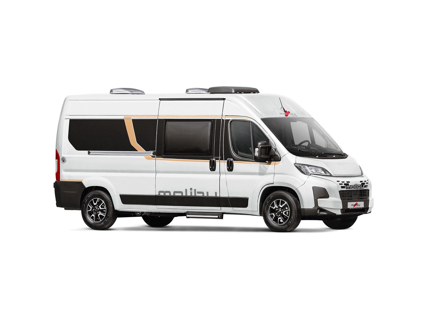 Malibu Comfort Campervan - Exterior Front Right