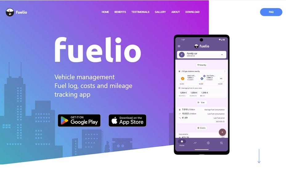 Best Motorhome Apps - Fuelio